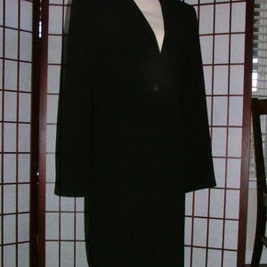 Tahari Midi Black Suit Jacket